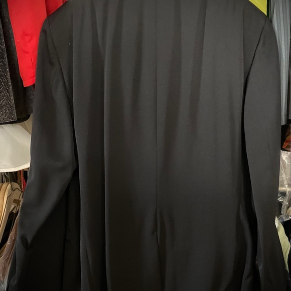 Single-breasted 3-piece Jil Sanders Men's Tuxedo, 40R/32/31, Black and Gray - Picture 2 of 4